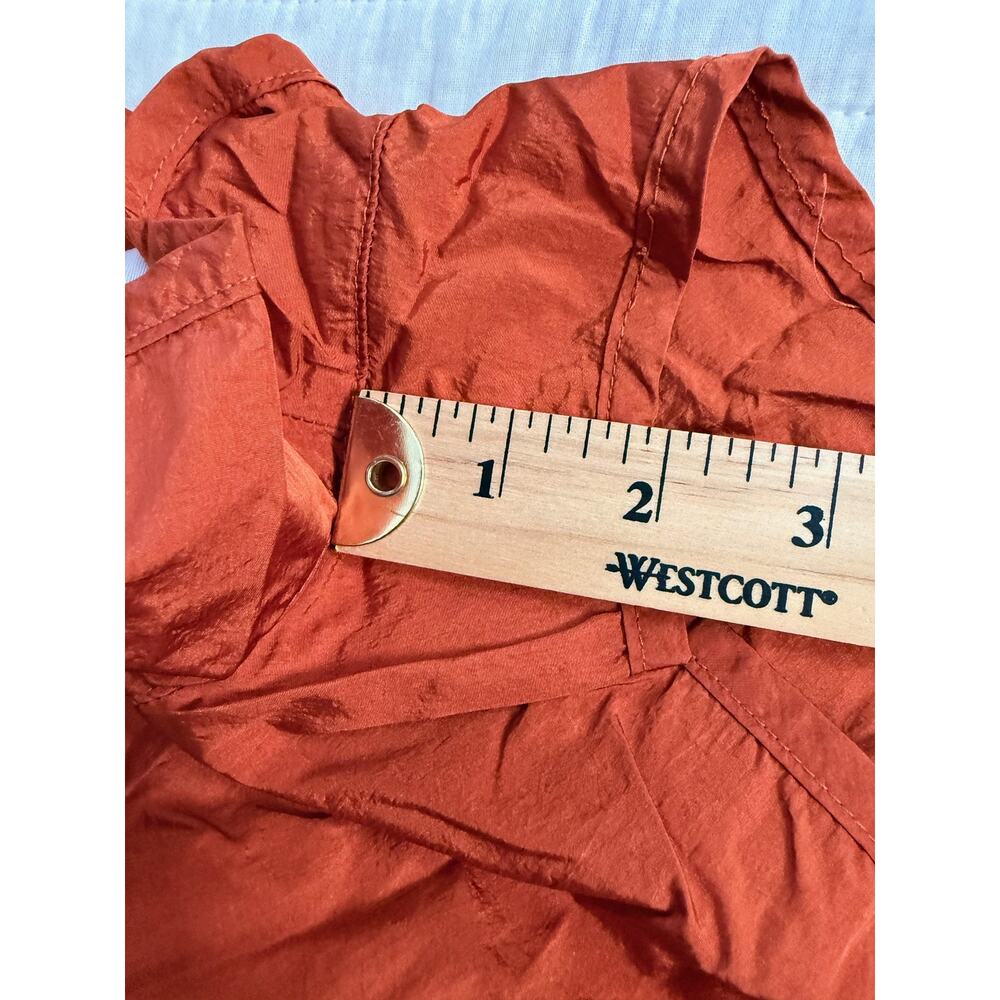 FP Movement Shorts Women's Large Orange High Rise Smocked Waist Lined Athletic - Picture 8 of 8